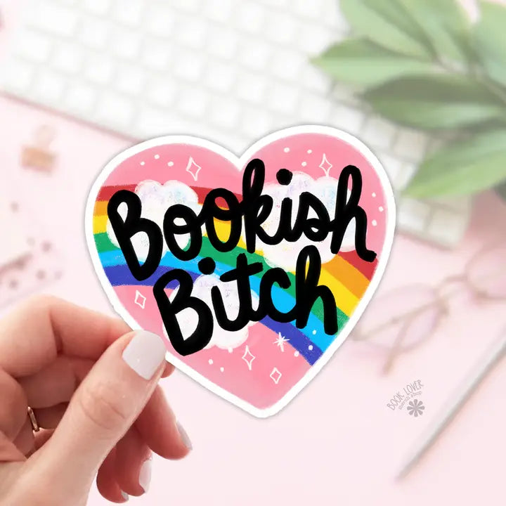 Bookish Bitch Stickers / Bookish Stickers / Book Lover Gift