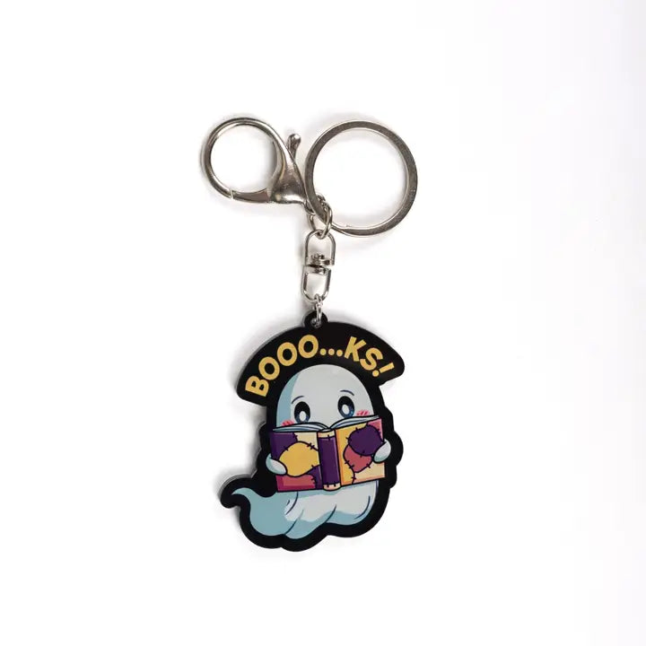 Boooks! Ghostie Keychain