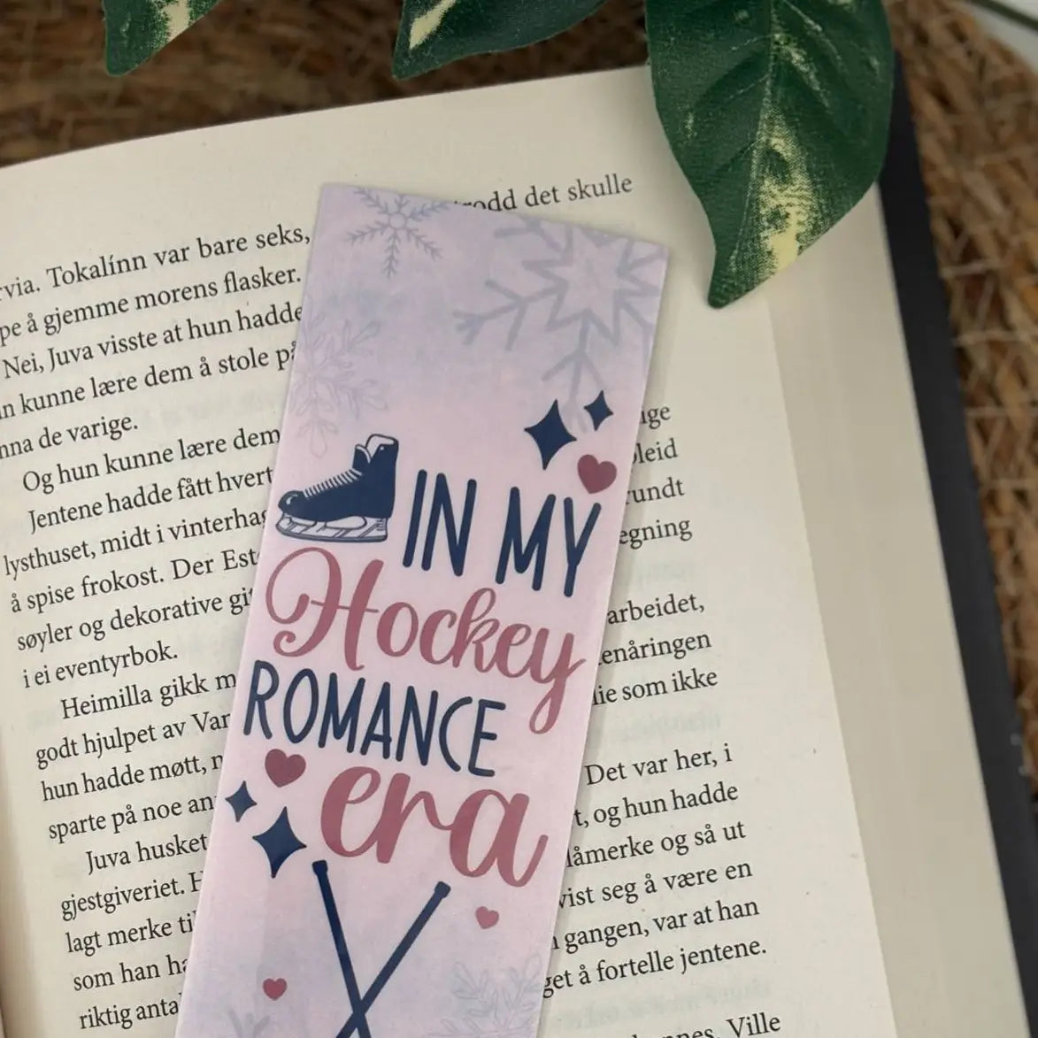 In My Hockey Era - Hockey Romance Inspired Bookmark