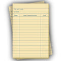Library Card To-Do List Notepad - 4x6"