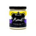 Proud! 4 oz Jars- Special Edition Pride Candle - Nonbinary Flag