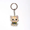 Pride Kitten Keychain