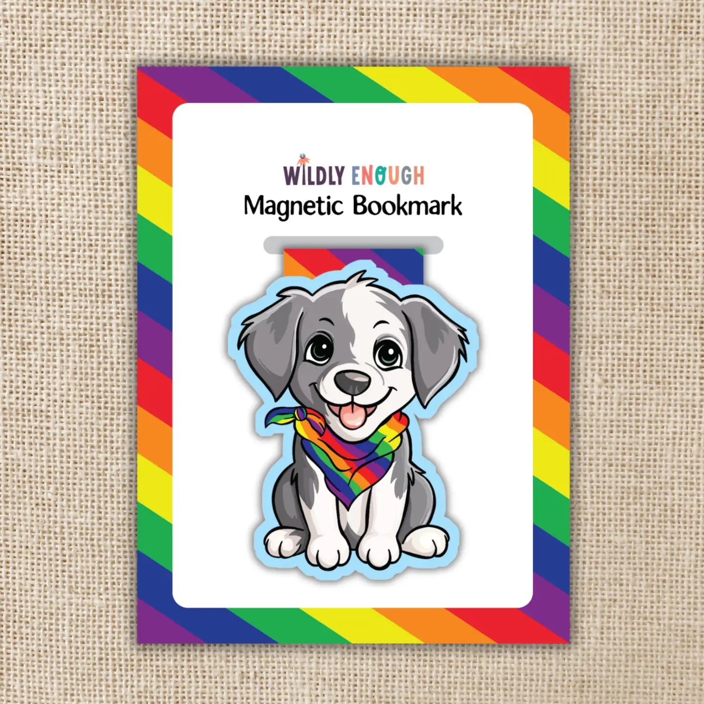 Pride Puppy Magnetic Bookmark