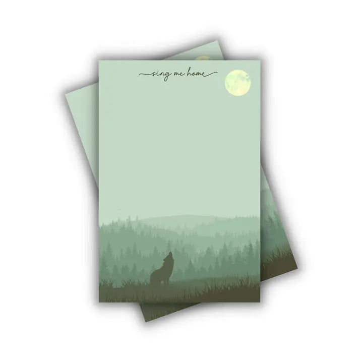 Sing Me Home Howling Wolf Notepad