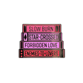 Spicy Book Stack Pin- Hard Enamel Pin