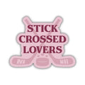 Stick Crossed Lovers Sticker