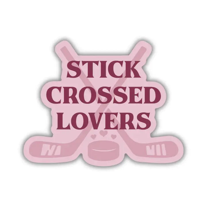 Stick Crossed Lovers Sticker