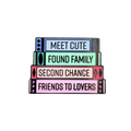 Sweet Book Stack Pin- Hard Enamel Pin