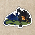 Tairn, Sgaeyl and Andarna Sticker | Fourth Wing