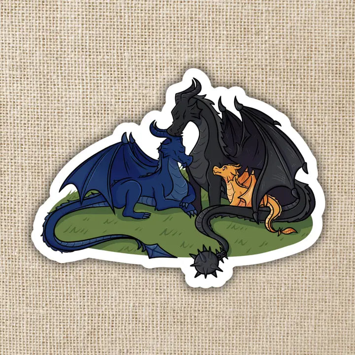 Tairn, Sgaeyl and Andarna Sticker | Fourth Wing