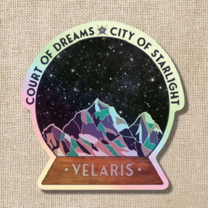 Velaris Star Globe Holo Sticker | A Court of Thorns & Roses