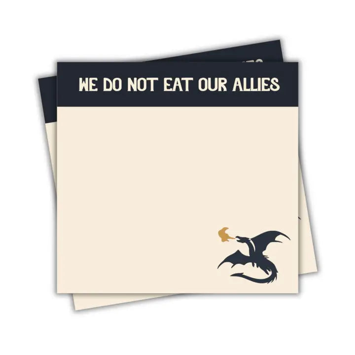 We Do Not Eat Our Allies Sticky Notes | Fourth Wing