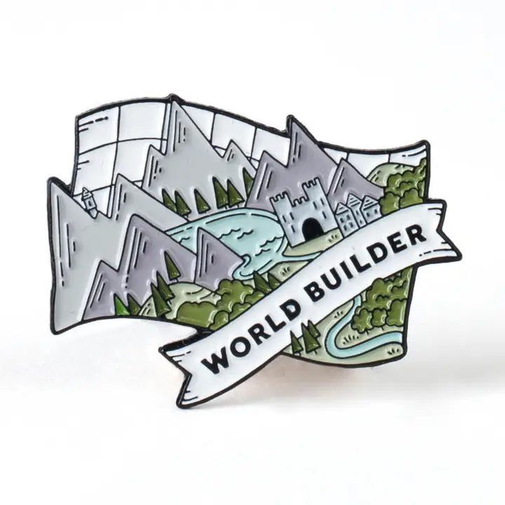 World Builder Enamel Pin