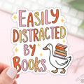 Easily Distracted By Books Stickers