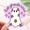 716. Hot Ghouls Read Stickers / Bookish Ghost Stickers / Book