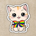 Pride Kitten Sticker
