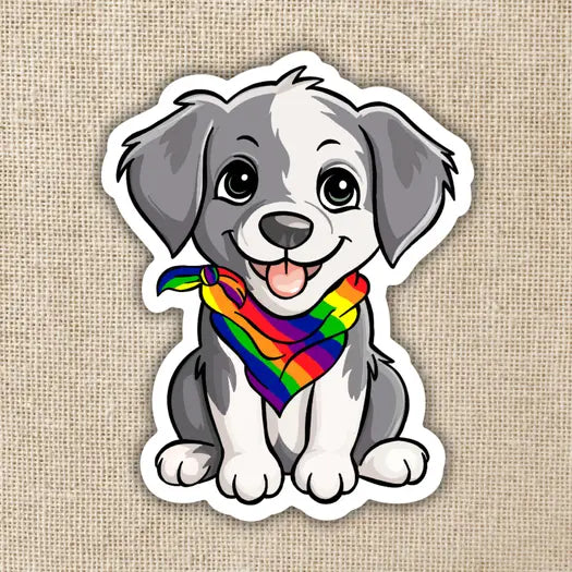 Pride Puppy Sticker
