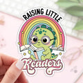 Raising Little Readers Sticker / Bookish Stickers / Book