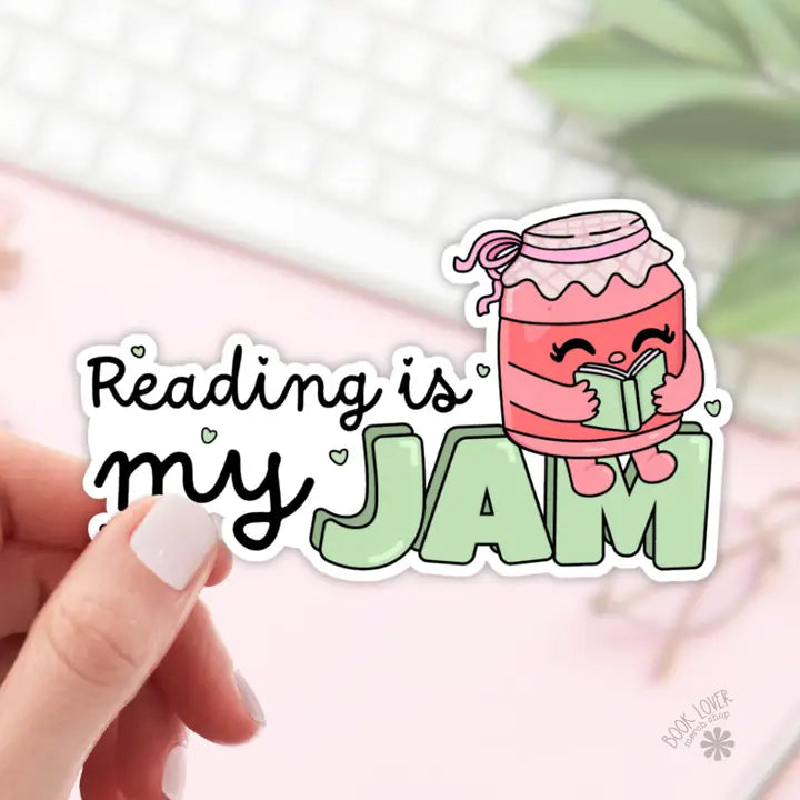 Reading is My Jam Stickers / Bookish Stickers / Book Lover