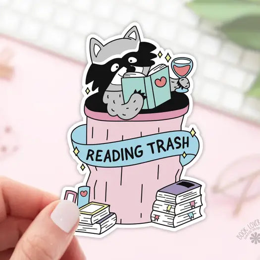 Reading Trash Stickers