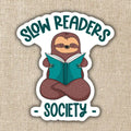 Slow Readers Society Sticker