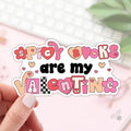 Spicy Books Are My Valentine Stickers