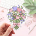 Spring Book Bouquet Stickers / Bookish Stickers / Book Lover