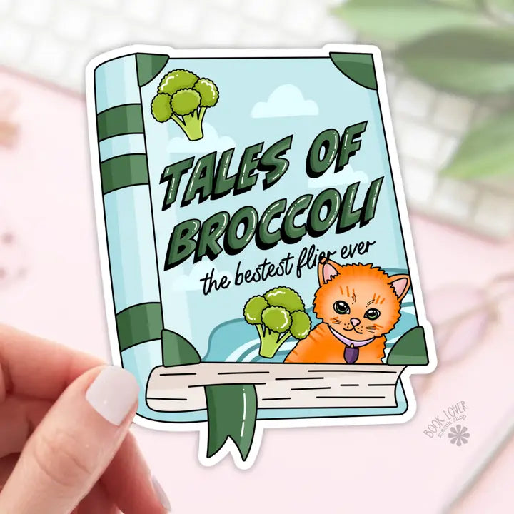 Tales of Broccoli Stickers / Bookish Stickers / Book Lover